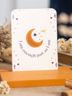 Autumn Magic Affirmation Cards with Wooden Stand