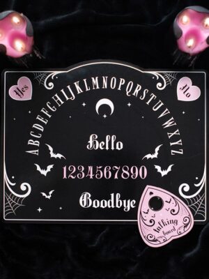 Pink and Black Talking Board