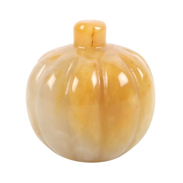 Pumpkin Shaped Orange Calcite Crystal