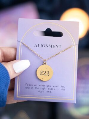 222 Angel Number Alignment Necklace