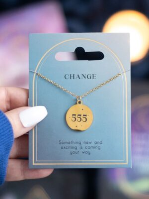 555 Angel Number Change Necklace