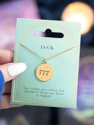 777 Angel Number Luck Necklace