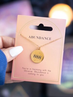 888 Angel Number Abundance Necklace