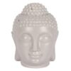 Large Grey Buddha Head Oil Burner and Wax Warmer