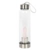 Rose Quartz Purifying Glass Water Bottle