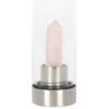 Rose Quartz Purifying Glass Water Bottle