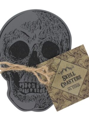 Set Of 4 Skull Coasters