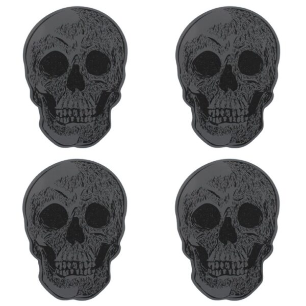 Set Of 4 Skull Coasters