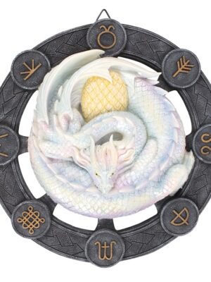 Ostara Dragon Resin Wall Plaque by Anne Stokes