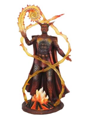 Fire Elemental Wizard Figurine by Anne Stokes