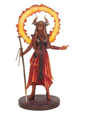 Fire Elemental Sorceress Figurine by Anne Stokes