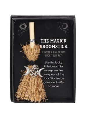 Triple Moon Mini Magick Broomstick