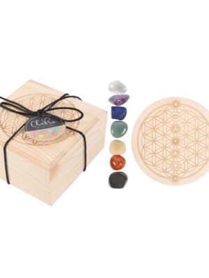 Chakra Crystal Grid Gift Set