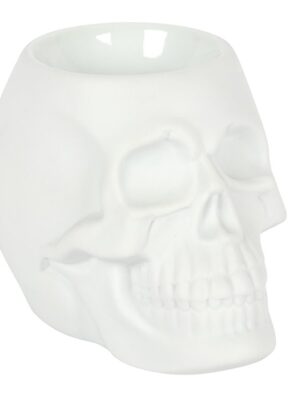 White Skull Oil Burner