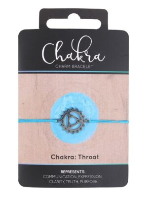 Throat Chakra Charm Bracelet