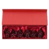 Set of 6 Red Resin Buddhas