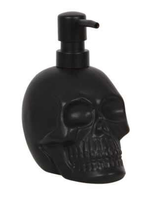 Black Skull Soap Dispenser