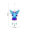 27cm Blue Angel Suncatcher