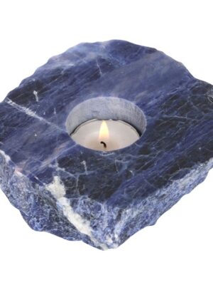 Sodalite Crystal Tealight Holder