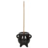 Pentagram Cauldron Ceramic Incense Holder