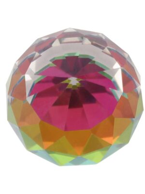 6cm Faceted Rainbow Crystal