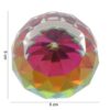 6cm Faceted Rainbow Crystal
