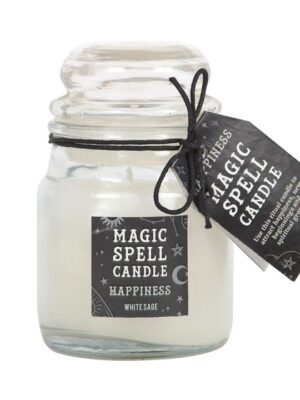 White Sage 'Happiness' Spell Candle Jar