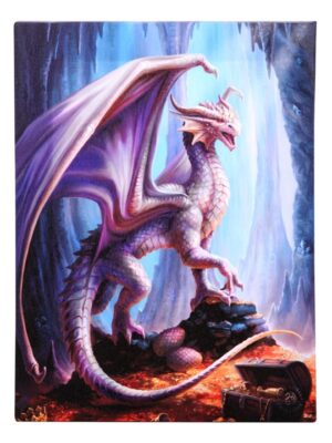 19x25cm Treasure Trove Canvas Plaque by Anne Stokes