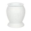 White Ceramic Buddha Electric Oil Burner and Wax Warmer