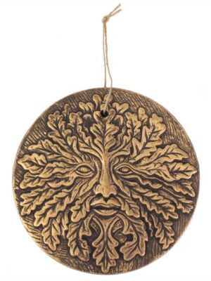 Bronze Terracotta Green Man Plaque