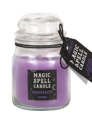 Lavender 'Prosperity' Spell Candle Jar