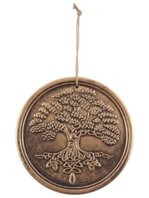 Bronze Terracotta Tree of Life Plaque by Lisa Parker