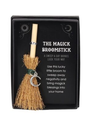 Crescent Moon Mini Magick Broomstick