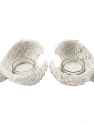 Set of 2 Winged Candle Holders