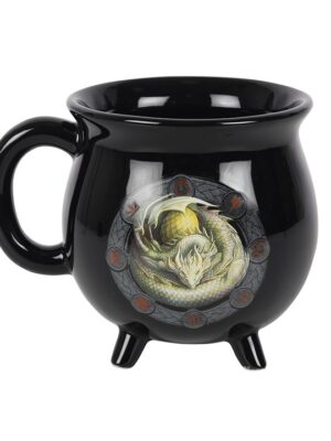 Ostara Colour Changing Cauldron Mug by Anne Stokes