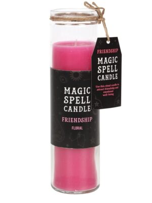 Floral 'Friendship' Spell Tube Candle