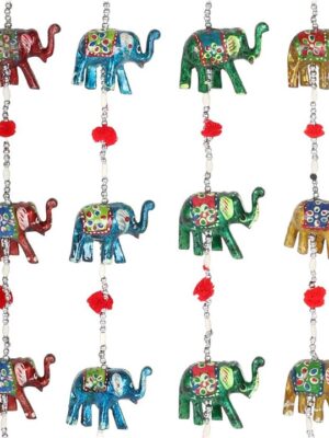 Assorted Hanging Elephant Decoration with Bell