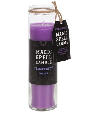 Lavender 'Prosperity' Spell Tube Candle