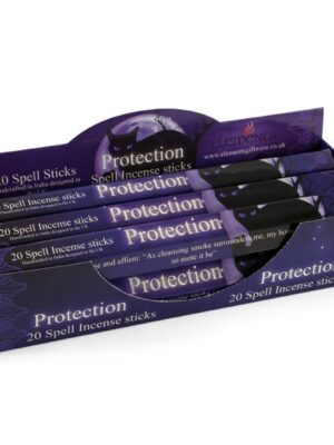Set of 6 Packets of Protection Spell Incense Sticks by Lisa Parker