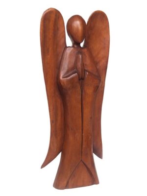 Natural Acacia Wood Angel