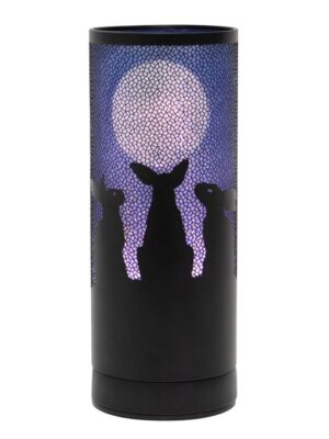 Moon Gazing Hares Aroma Lamp by Lisa Parker