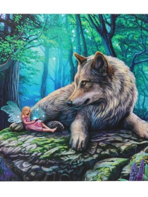 Fairy Stories Light Up Canvas Plaque by Lisa Parker