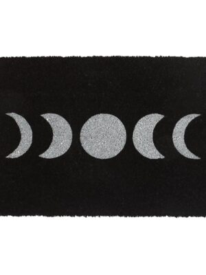Black Moon Phase Doormat
