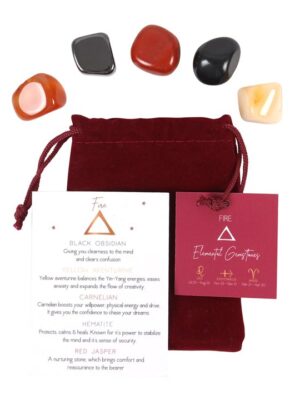 Fire Element Tumble Gemstone Set