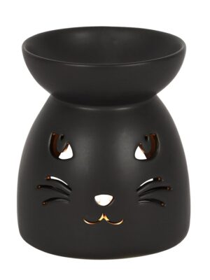Black Cat Cut Out Oil Burner and Wax Warmer