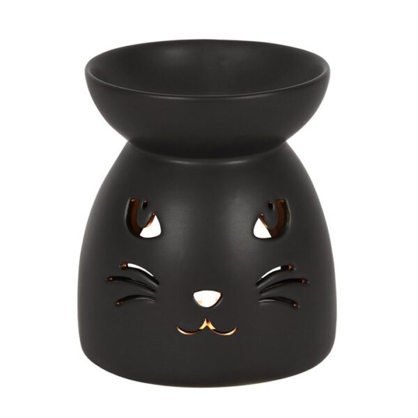 Black Cat Cut Out Oil Burner and Wax Warmer