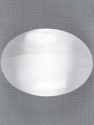 Selenite Palm Stone