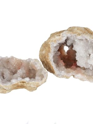 Medium White Quartz Geode