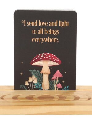 Affirmation Cards with Wooden Stand
