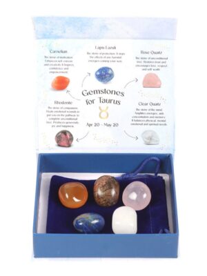 Taurus Crystal Tumblestone Set